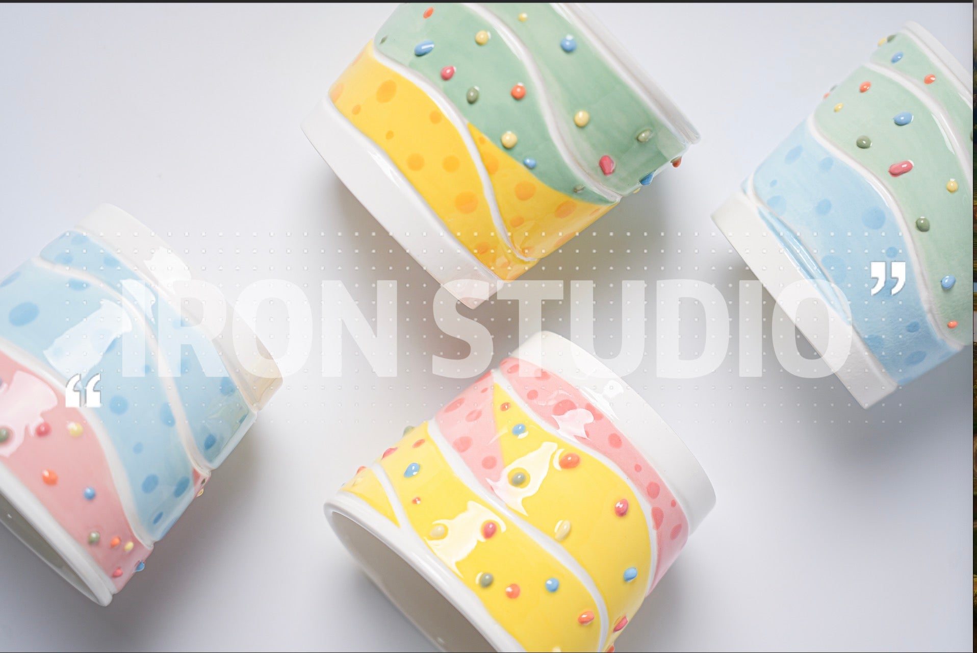 Iron Studio | Donut Hand-held Spinning Cup