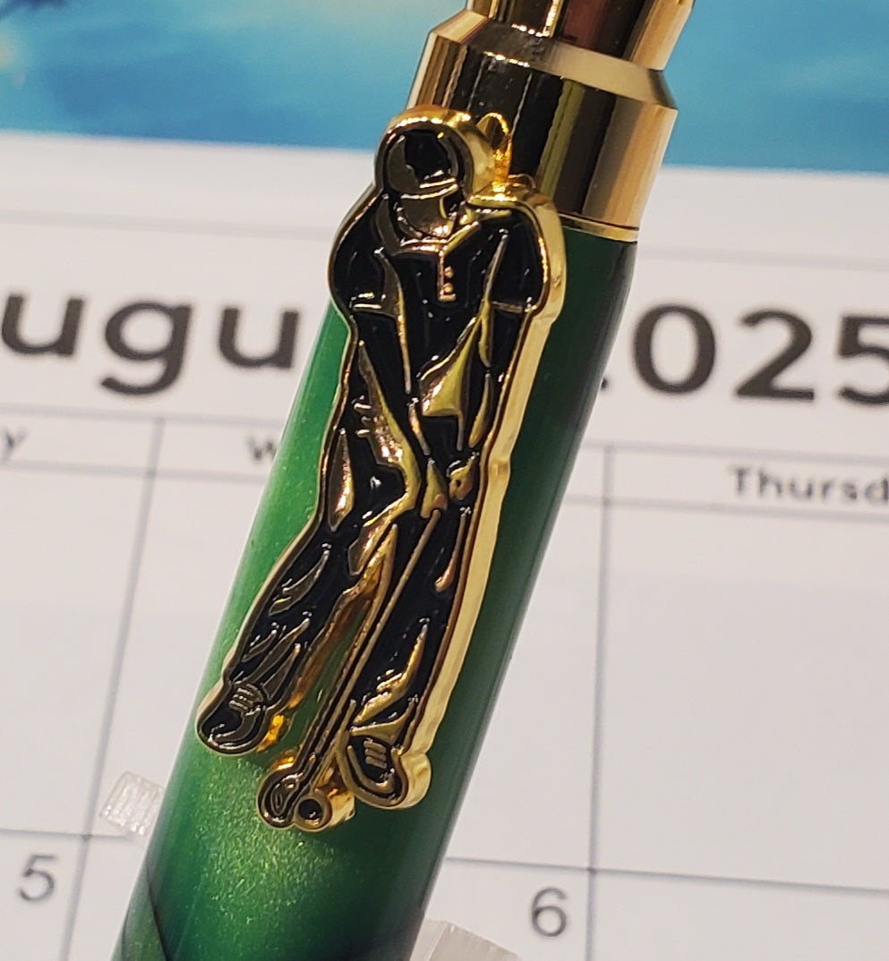 The Golf Green Pen: A Handcrafted Signature: