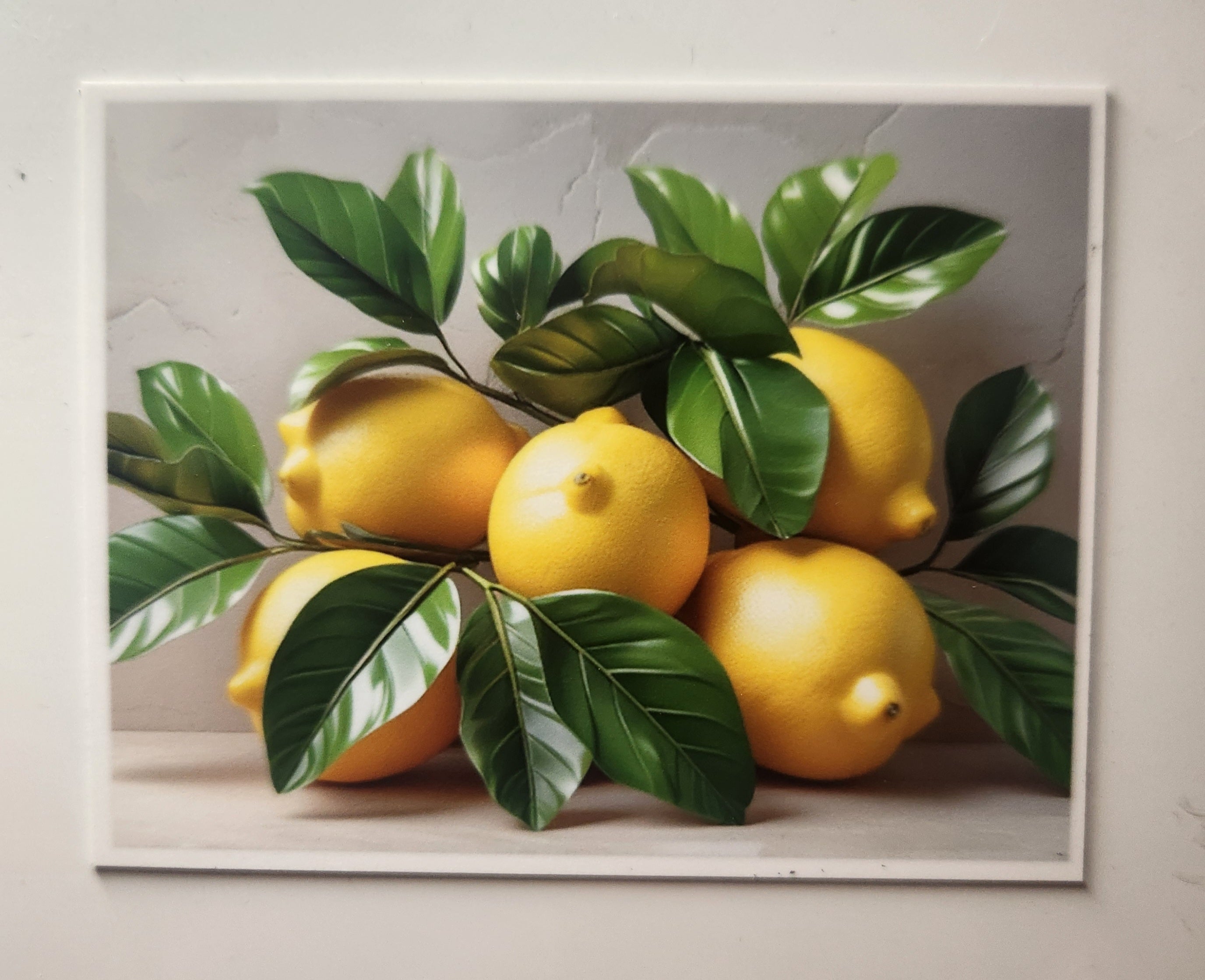 Refrigerator magnet - Lemons