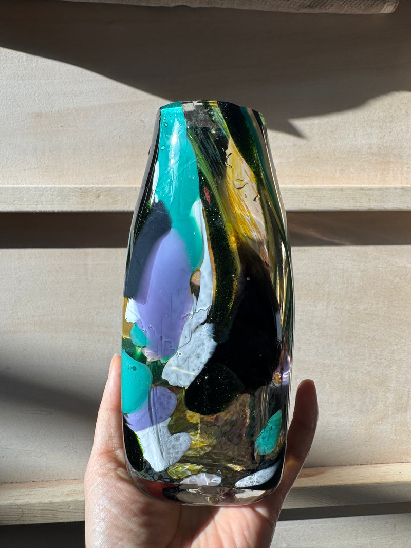Citrus Ember – Handblown Glass Art Décor, Unique Artisan Glass