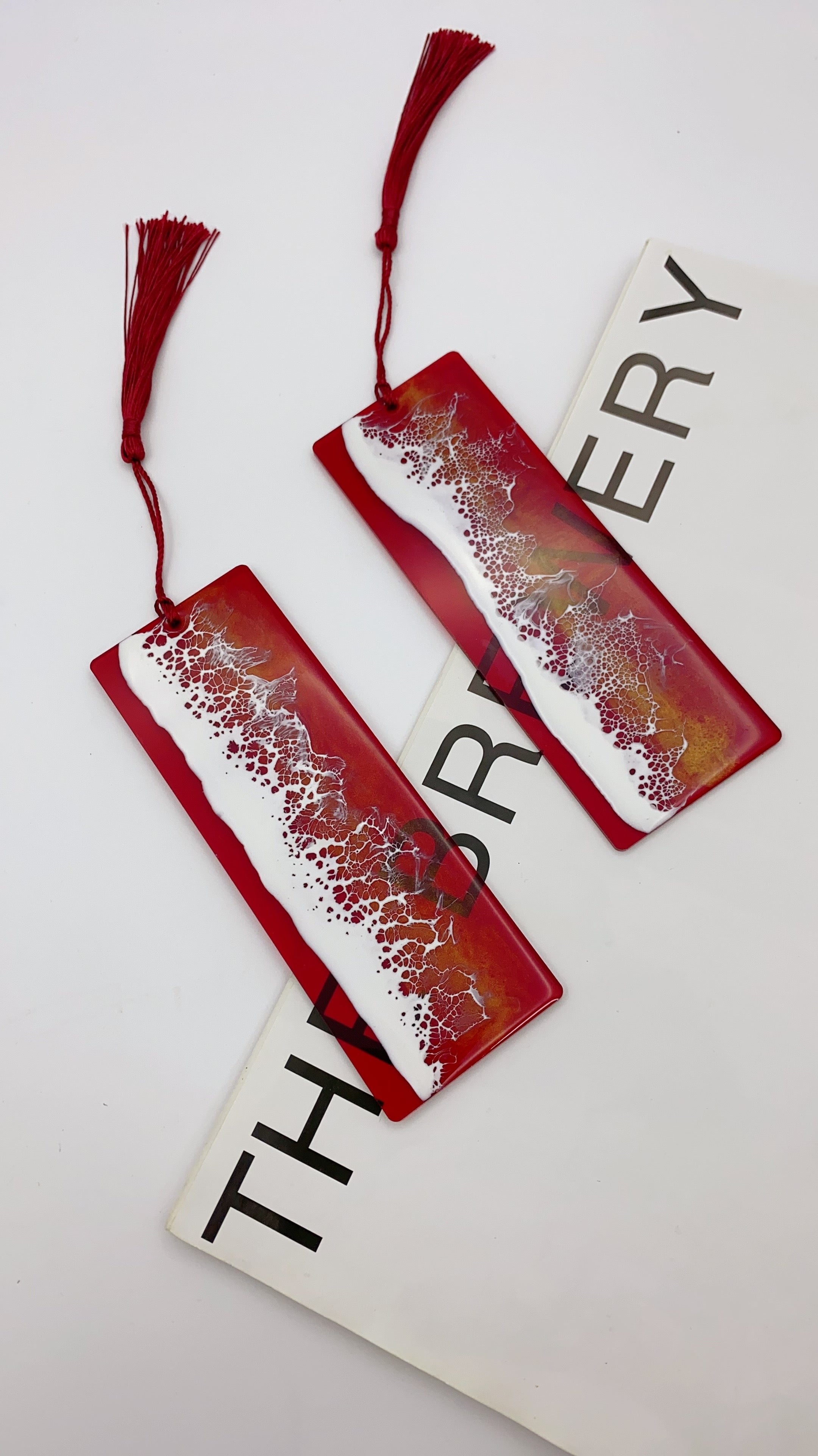 Ocean Wave Resin Bookmark