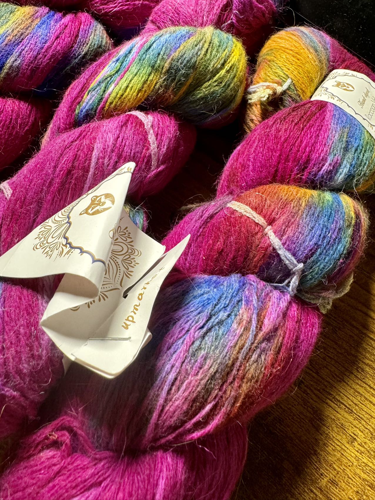 Wool blend yarn