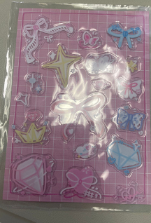 Cute Pink Bow Stickers(donated)