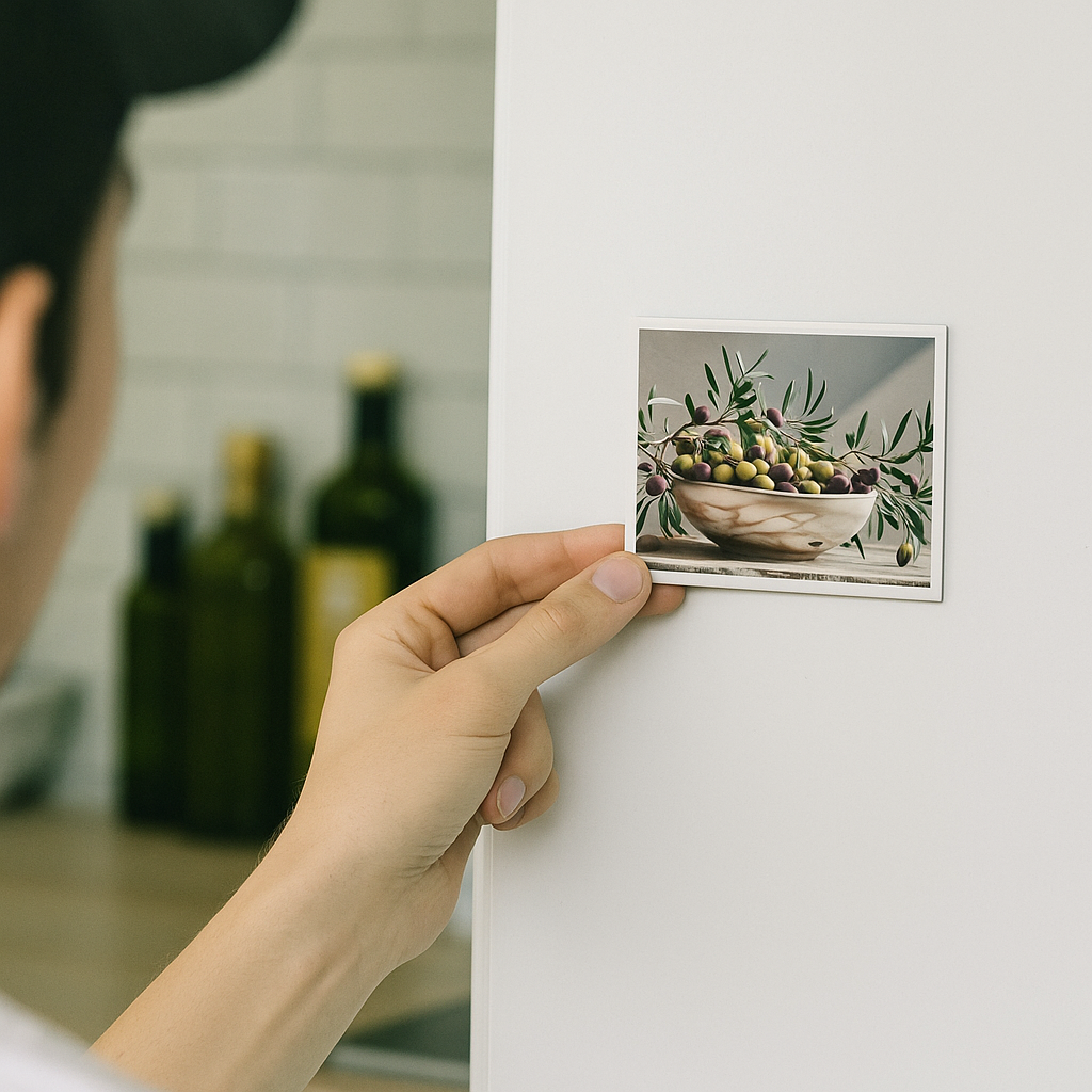 Refrigerator magnet - Olives