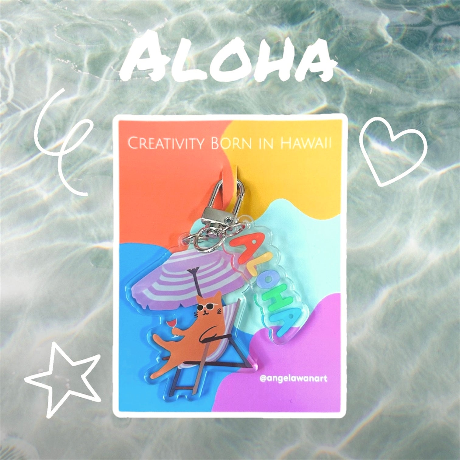 Aloha Keychains – Art in Your Pocket! 🌺✨