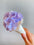 Crepe paper hydrangea ice cream cone bouquet