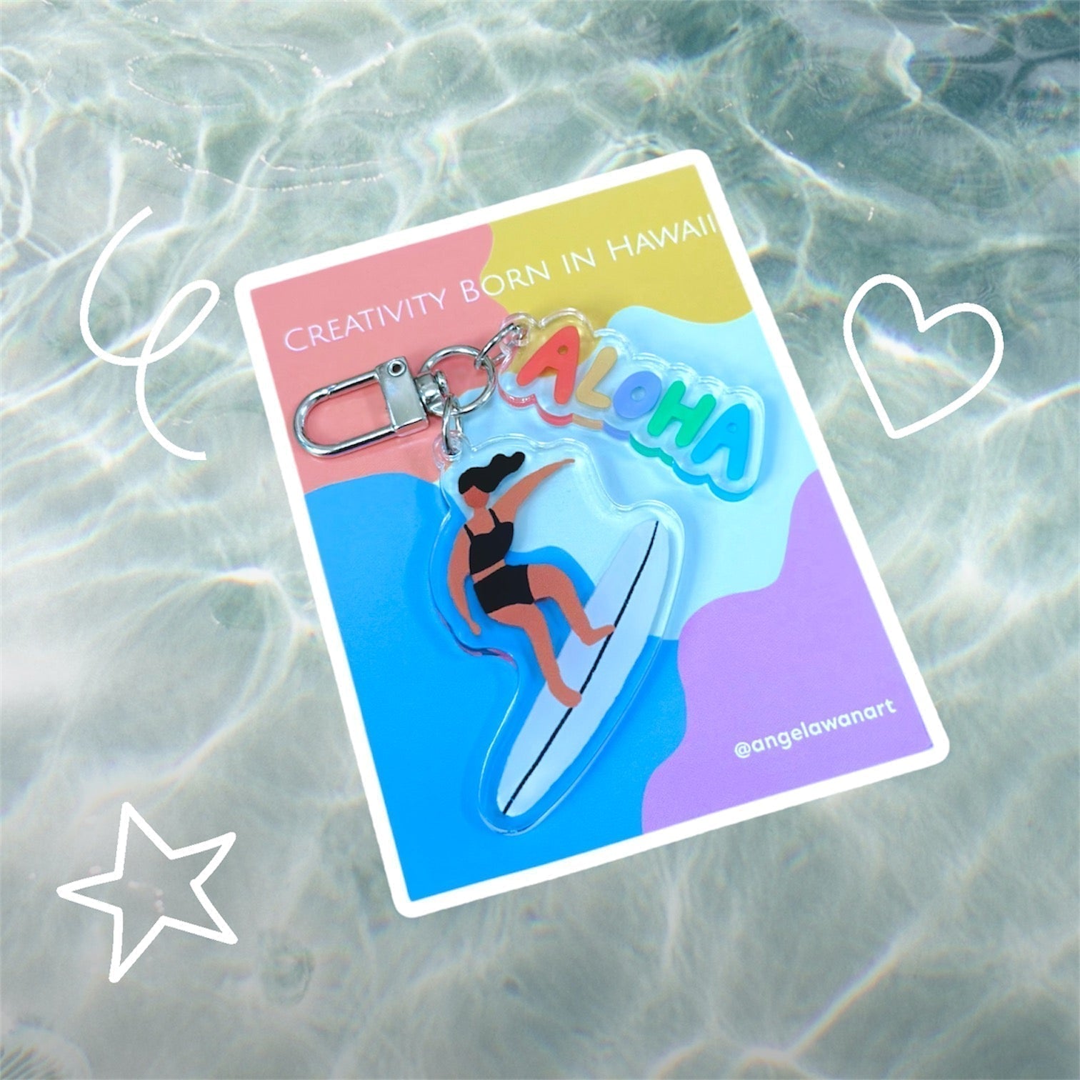 Aloha Keychains – Art in Your Pocket! 🌺✨