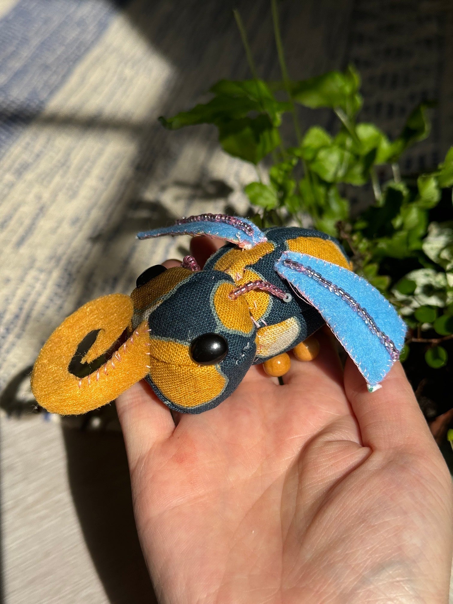 Elephant beetle plushy