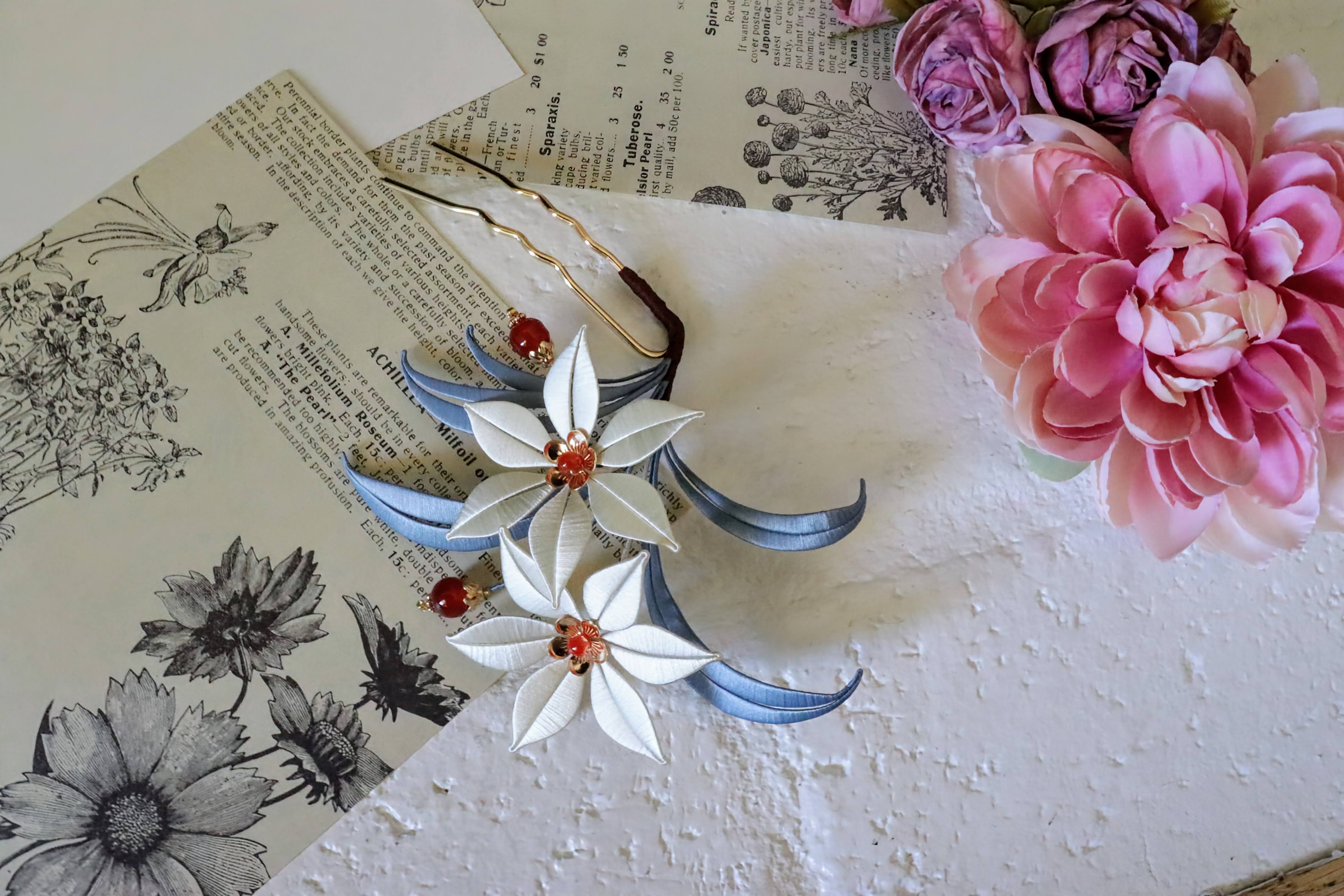 Unique Chanhua Hair Pin | Hanfu Hair Pin | Qipao Hair Accessory | Handmade with Traditional Chinese Technique