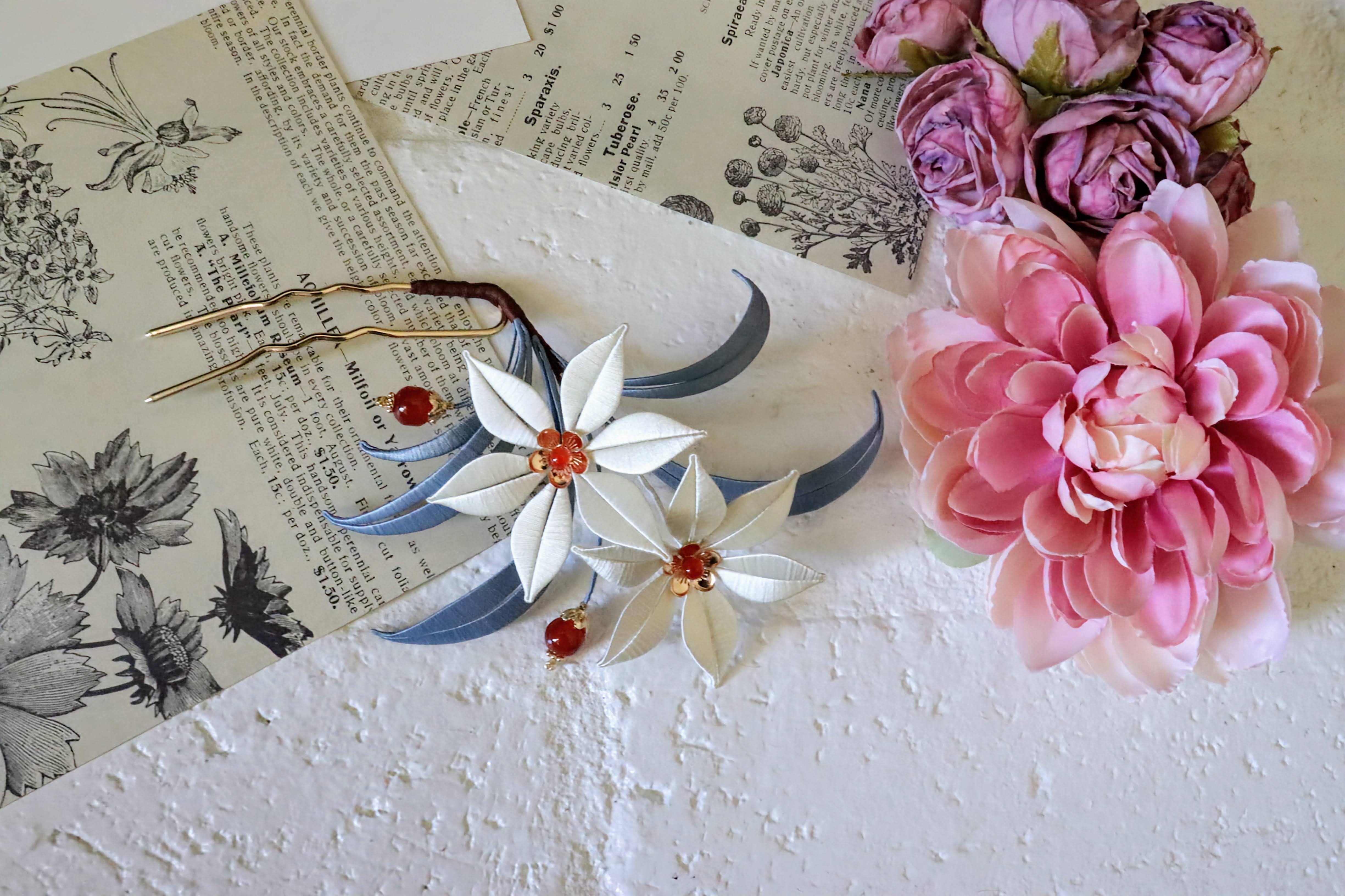 Unique Chanhua Hair Pin | Hanfu Hair Pin | Qipao Hair Accessory | Handmade with Traditional Chinese Technique