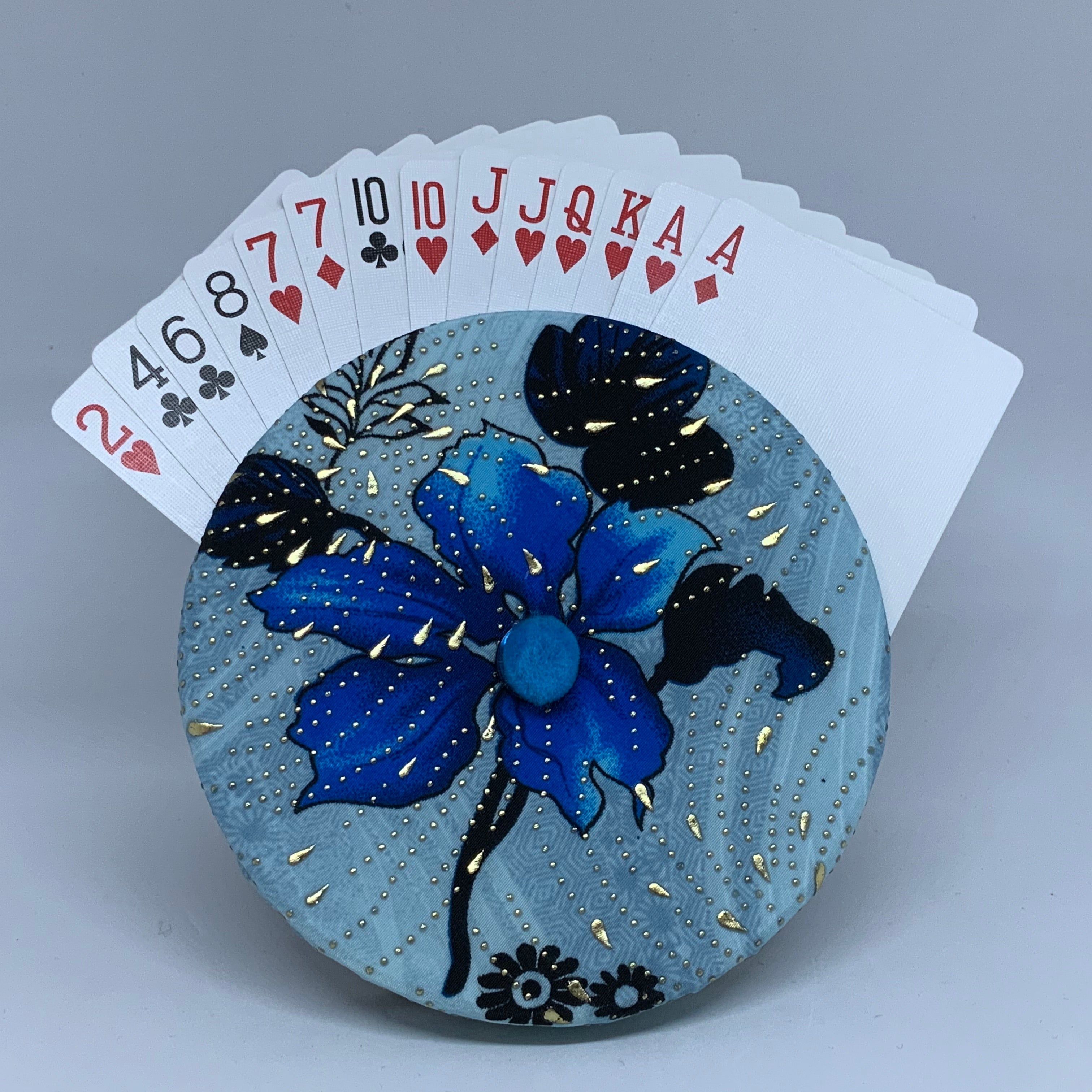 Blue Flowers Cardwheel