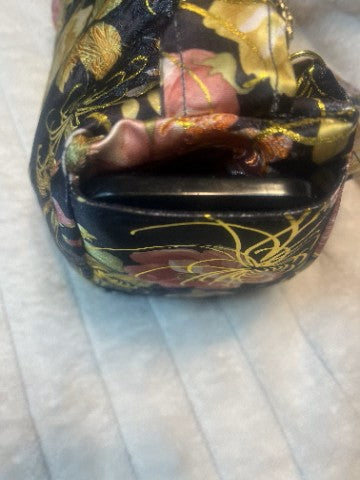 Chinese silk brocade boho purse