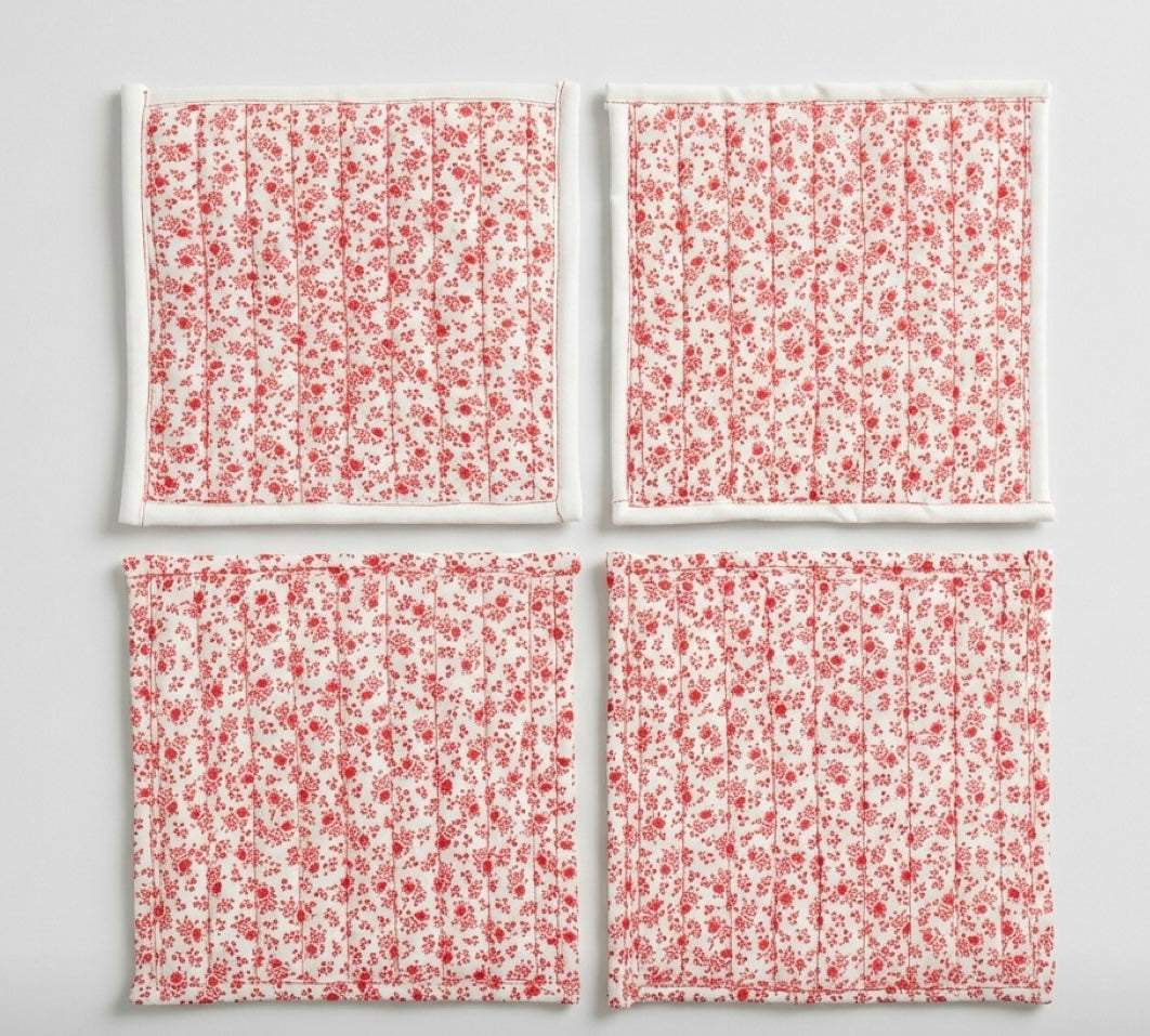 Heart mug rug
