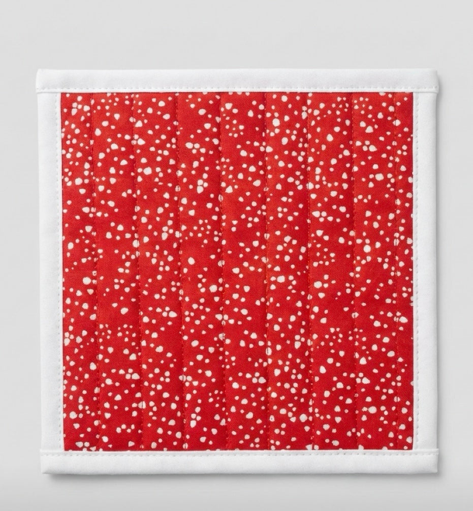 Heart mug rug