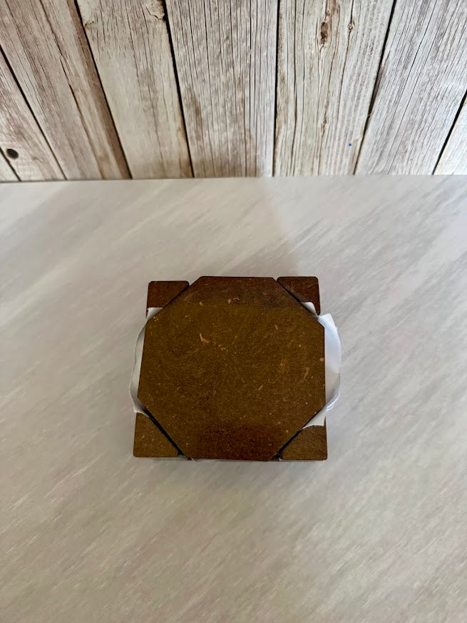 Coasters with holder