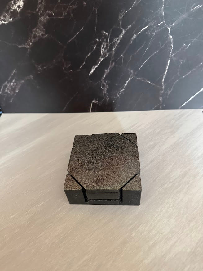 Coasters with holder