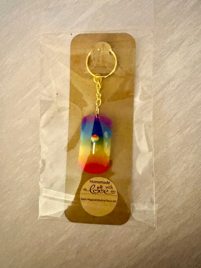 LGBTQ+ Lollipop Key chain