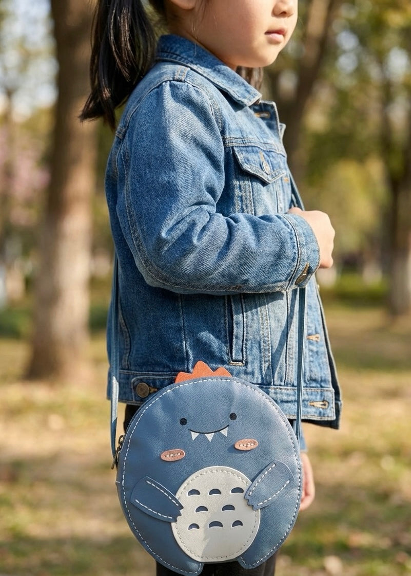 Dinosaur vegan leather crossbody bag