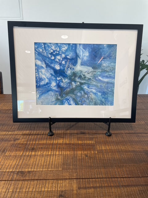 Fluid Art Acrylic Painting "Into the Deep"