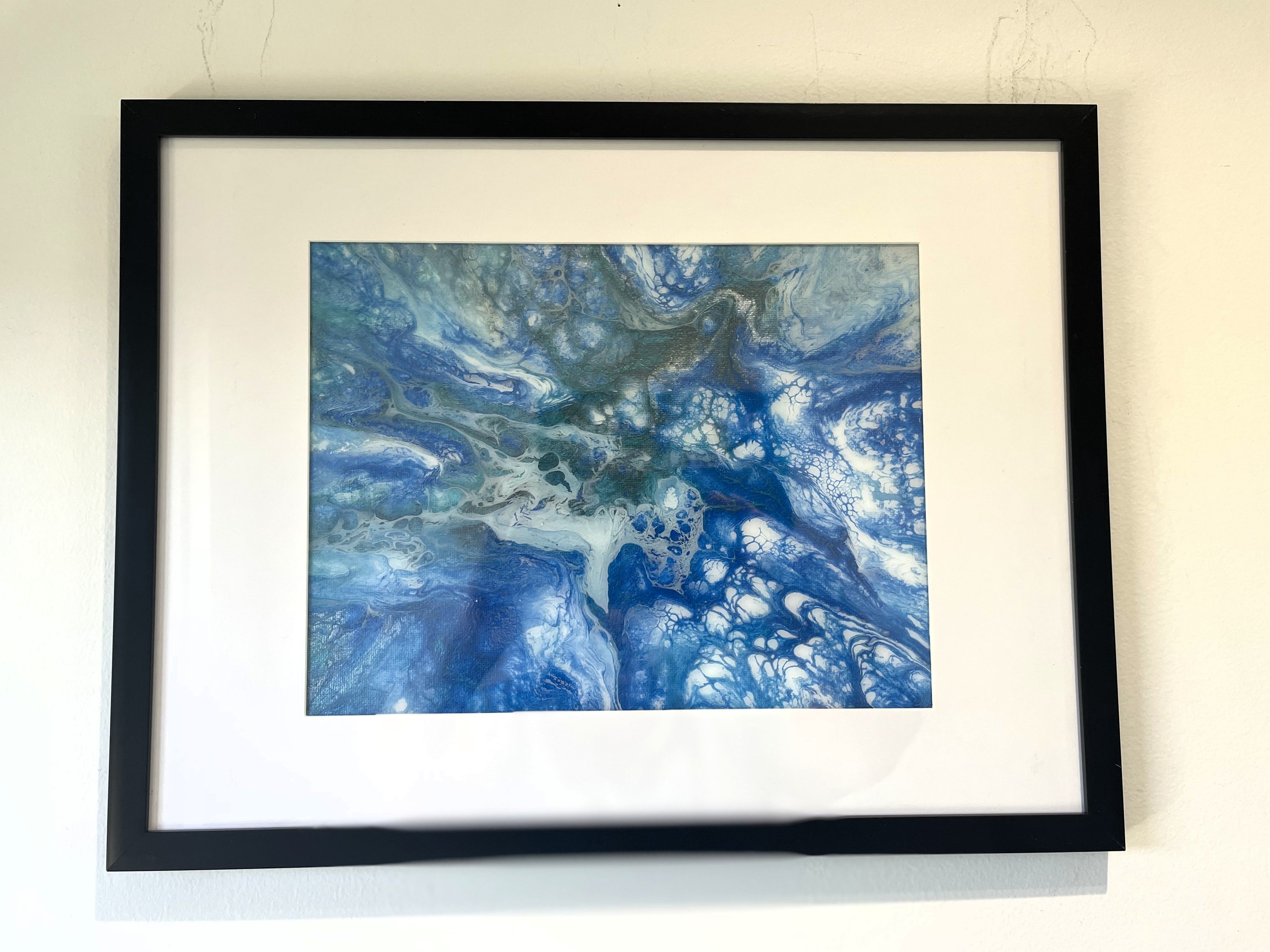 Fluid Art Acrylic Painting "Into the Deep"