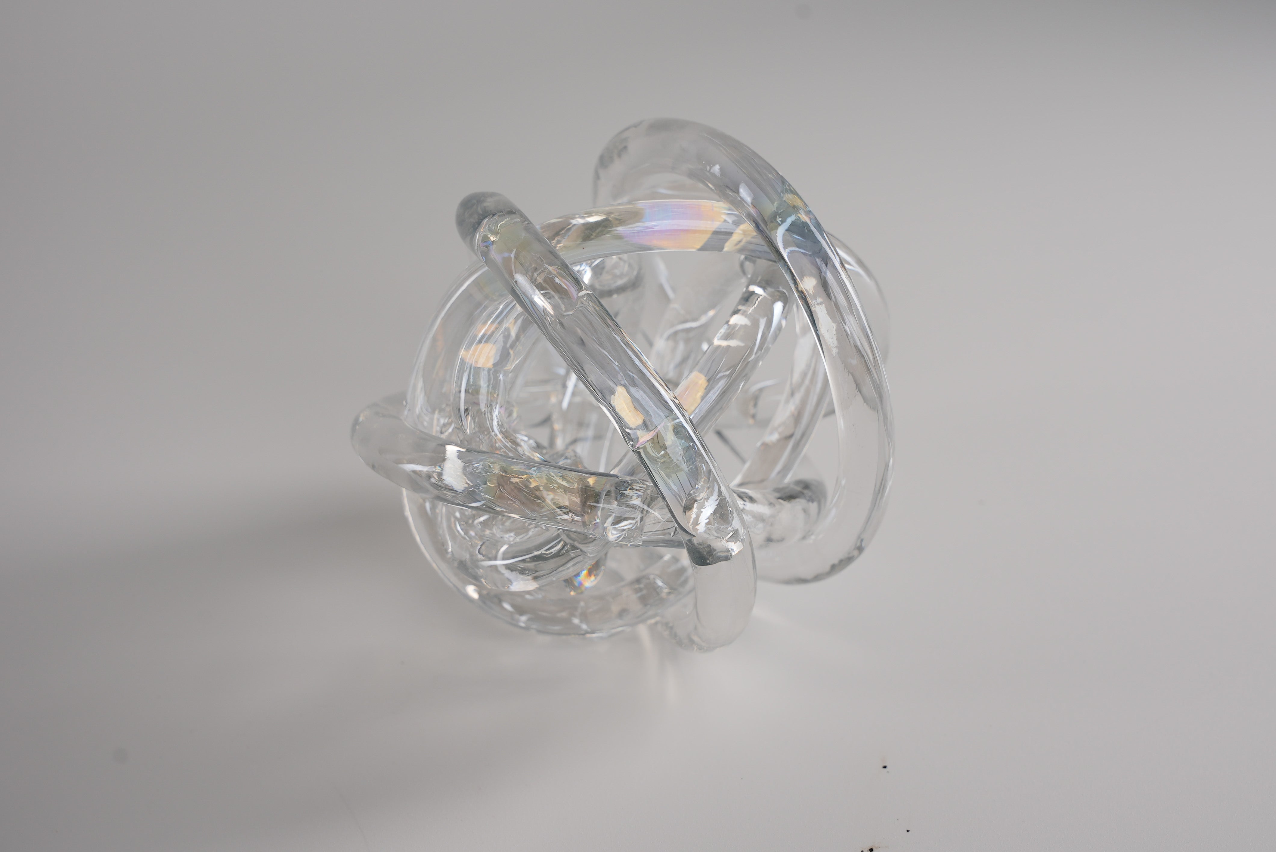 Modern Clear Glass Ornament