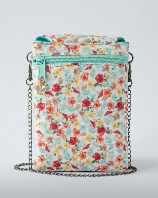 Double Compartment Crossbody Bag with back zipper pocket