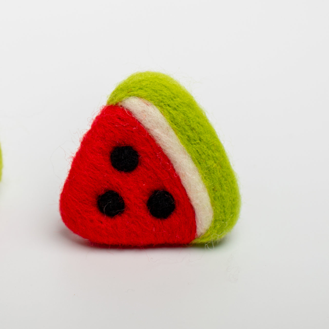 Car Air Vent Clip in the shape of Watermalon slice from soft wool felt, vehicle air fresheners. Gift for car owner. 
